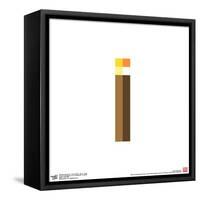 Gallery Pops Minecraft: Iconic Pixels - Items - Torch Wall Art-Trends International-Framed Stretched Canvas