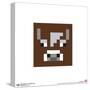 Gallery Pops Minecraft: Iconic Pixels - Mobs - Cow Wall Art-Trends International-Stretched Canvas