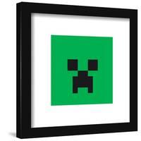 Gallery Pops Minecraft: Iconic Pixels - Mobs - Creeper Wall Art-Trends International-Framed Gallery Pops