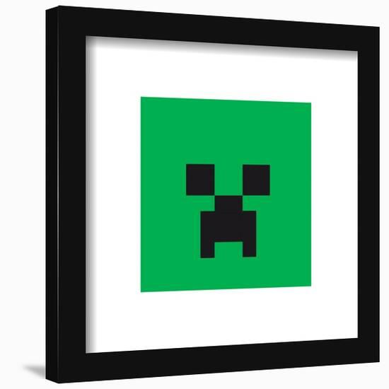 Gallery Pops Minecraft: Iconic Pixels - Mobs - Creeper Wall Art-Trends International-Framed Gallery Pops