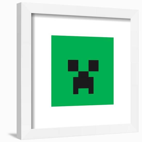 Gallery Pops Minecraft: Iconic Pixels - Mobs - Creeper Wall Art-Trends International-Framed Gallery Pops