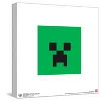 Gallery Pops Minecraft: Iconic Pixels - Mobs - Creeper Wall Art-Trends International-Stretched Canvas