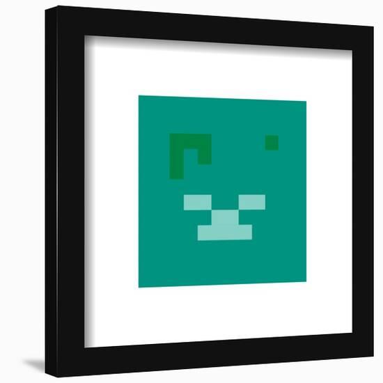 Gallery Pops Minecraft: Iconic Pixels - Mobs - Drowned Wall Art-Trends International-Framed Gallery Pops