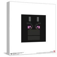 Gallery Pops Minecraft: Iconic Pixels - Mobs - Ender Dragon Wall Art-Trends International-Stretched Canvas