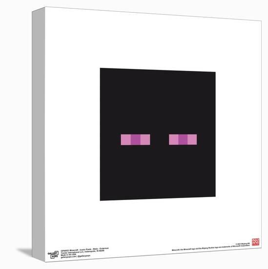 Gallery Pops Minecraft: Iconic Pixels - Mobs - Enderman Wall Art-Trends International-Stretched Canvas