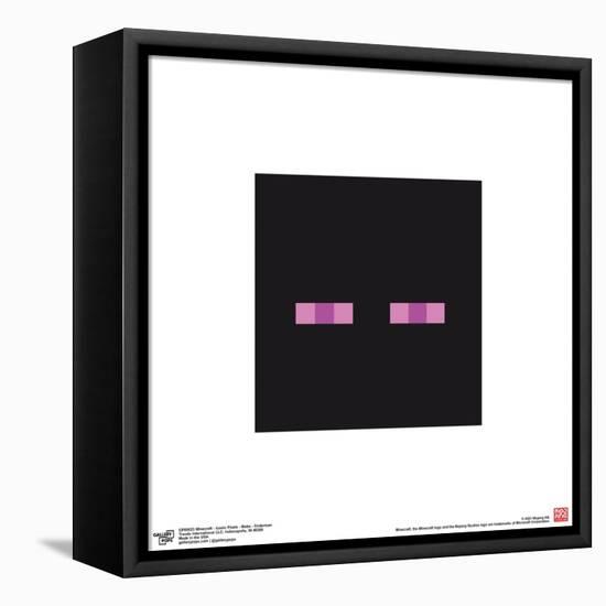 Gallery Pops Minecraft: Iconic Pixels - Mobs - Enderman Wall Art-Trends International-Framed Stretched Canvas