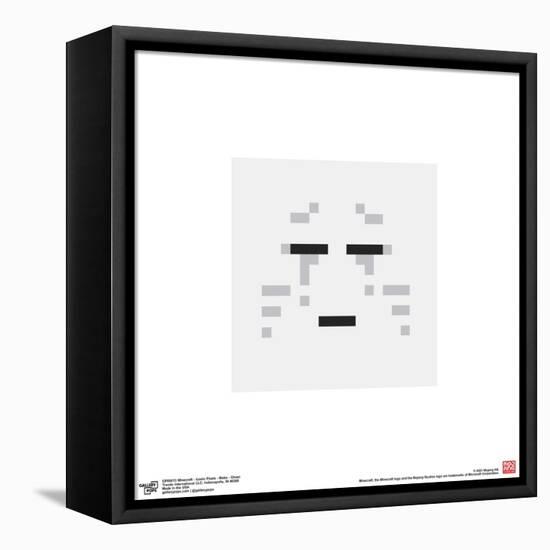 Gallery Pops Minecraft: Iconic Pixels - Mobs - Ghast Wall Art-Trends International-Framed Stretched Canvas