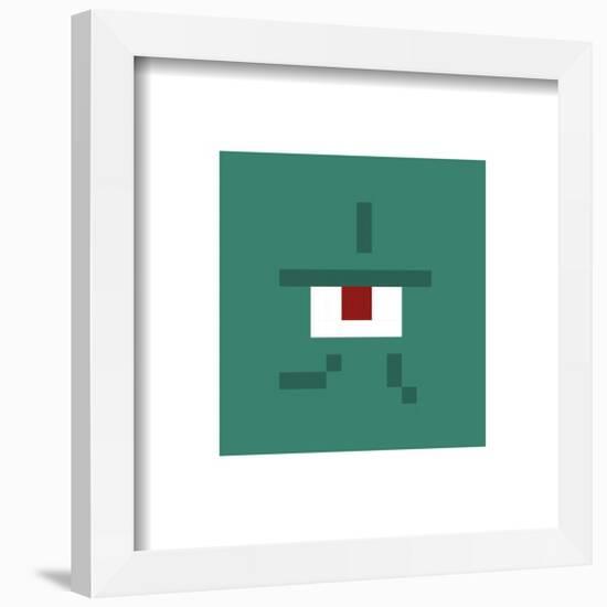 Gallery Pops Minecraft: Iconic Pixels - Mobs - Guardian Wall Art-Trends International-Framed Gallery Pops