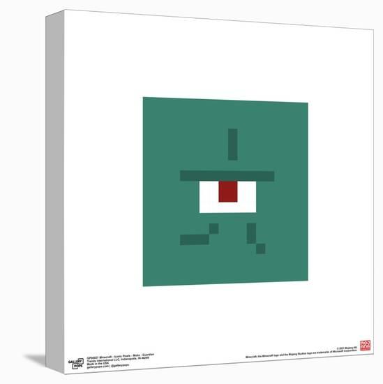 Gallery Pops Minecraft: Iconic Pixels - Mobs - Guardian Wall Art-Trends International-Stretched Canvas