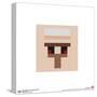 Gallery Pops Minecraft: Iconic Pixels - Mobs - Iron Golem Wall Art-Trends International-Stretched Canvas