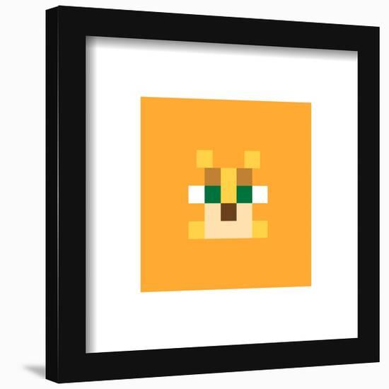 Gallery Pops Minecraft: Iconic Pixels - Mobs - Ocelot Wall Art-Trends International-Framed Gallery Pops