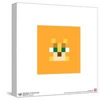 Gallery Pops Minecraft: Iconic Pixels - Mobs - Ocelot Wall Art-Trends International-Stretched Canvas