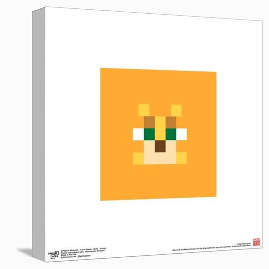 Gallery Pops Minecraft: Iconic Pixels - Mobs - Ocelot Wall Art-Trends International-Stretched Canvas