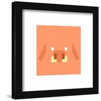 Gallery Pops Minecraft: Iconic Pixels - Mobs - Pigman Wall Art-Trends International-Framed Gallery Pops