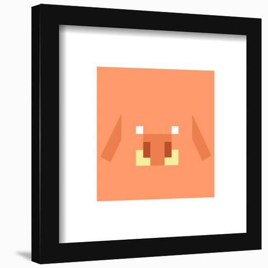 Gallery Pops Minecraft: Iconic Pixels - Mobs - Pigman Wall Art-Trends International-Framed Gallery Pops