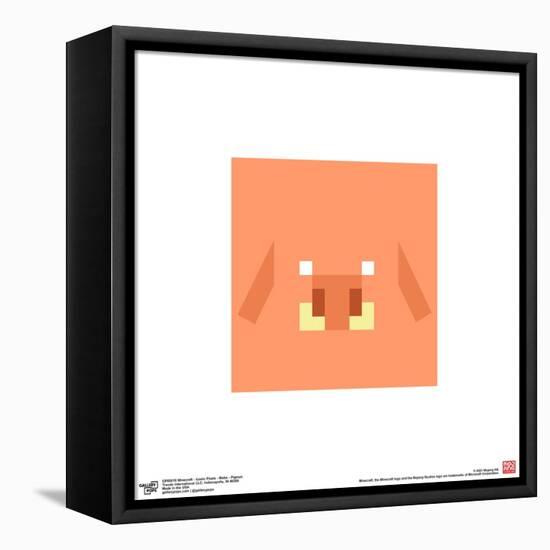 Gallery Pops Minecraft: Iconic Pixels - Mobs - Pigman Wall Art-Trends International-Framed Stretched Canvas