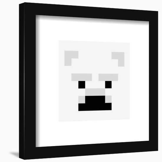 Gallery Pops Minecraft: Iconic Pixels - Mobs - Polar Bear Wall Art-Trends International-Framed Gallery Pops