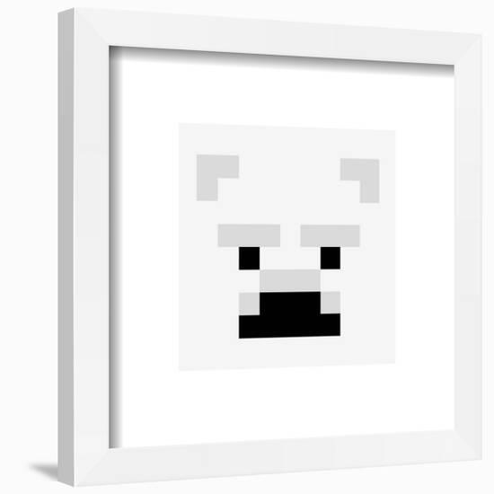 Gallery Pops Minecraft: Iconic Pixels - Mobs - Polar Bear Wall Art-Trends International-Framed Gallery Pops