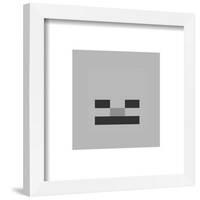 Gallery Pops Minecraft: Iconic Pixels - Mobs - Skeleton Wall Art-Trends International-Framed Gallery Pops