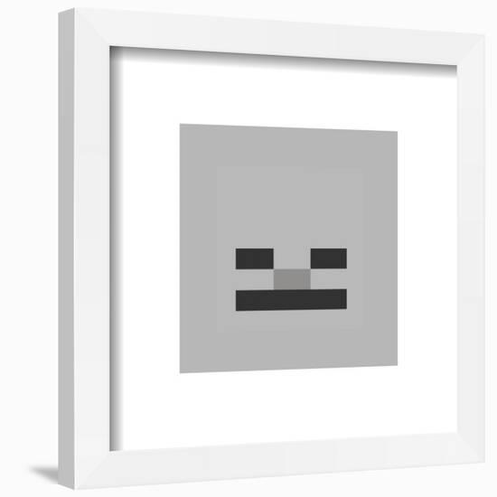 Gallery Pops Minecraft: Iconic Pixels - Mobs - Skeleton Wall Art-Trends International-Framed Gallery Pops