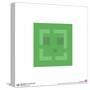 Gallery Pops Minecraft: Iconic Pixels - Mobs - Slime Wall Art-Trends International-Stretched Canvas