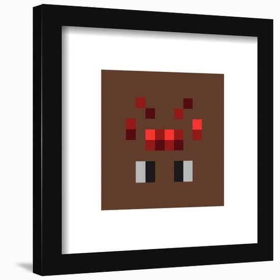 Gallery Pops Minecraft: Iconic Pixels - Mobs - Spider Wall Art-Trends International-Framed Gallery Pops