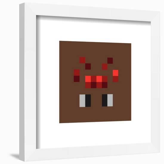 Gallery Pops Minecraft: Iconic Pixels - Mobs - Spider Wall Art-Trends International-Framed Gallery Pops