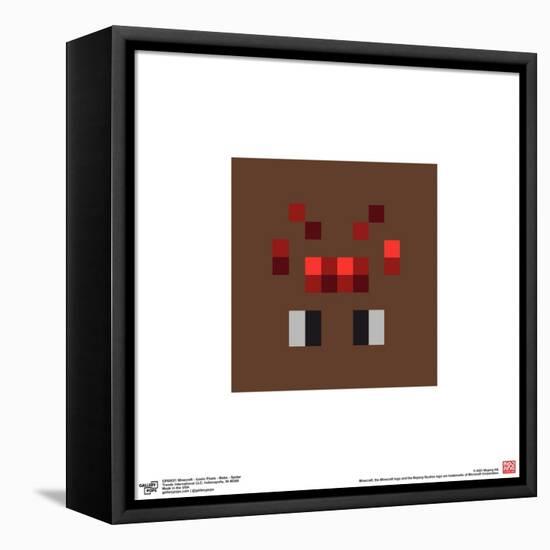 Gallery Pops Minecraft: Iconic Pixels - Mobs - Spider Wall Art-Trends International-Framed Stretched Canvas