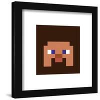 Gallery Pops Minecraft: Iconic Pixels - Mobs - Steve Wall Art-Trends International-Framed Gallery Pops