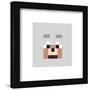 Gallery Pops Minecraft: Iconic Pixels - Mobs - Wolf Wall Art-Trends International-Framed Gallery Pops