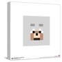 Gallery Pops Minecraft: Iconic Pixels - Mobs - Wolf Wall Art-Trends International-Stretched Canvas