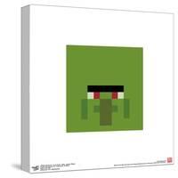 Gallery Pops Minecraft: Iconic Pixels - Mobs - Zombie Villager Wall Art-Trends International-Stretched Canvas