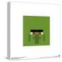 Gallery Pops Minecraft: Iconic Pixels - Mobs - Zombie Villager Wall Art-Trends International-Stretched Canvas
