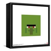 Gallery Pops Minecraft: Iconic Pixels - Mobs - Zombie Villager Wall Art-Trends International-Framed Stretched Canvas
