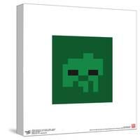 Gallery Pops Minecraft: Iconic Pixels - Mobs - Zombie Wall Art-Trends International-Stretched Canvas