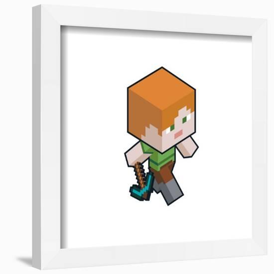 Gallery Pops Minecraft - Isometric Alex Wall Art-Trends International-Framed Gallery Pops