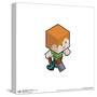 Gallery Pops Minecraft - Isometric Alex Wall Art-Trends International-Stretched Canvas