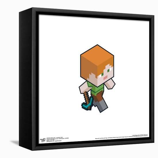 Gallery Pops Minecraft - Isometric Alex Wall Art-Trends International-Framed Stretched Canvas