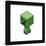 Gallery Pops Minecraft - Isometric Creeper Wall Art-Trends International-Framed Gallery Pops