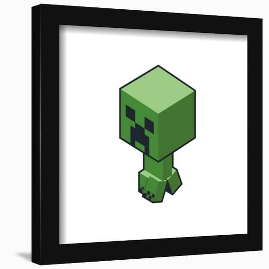 Gallery Pops Minecraft - Isometric Creeper Wall Art-Trends International-Framed Gallery Pops