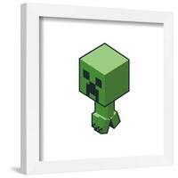 Gallery Pops Minecraft - Isometric Creeper Wall Art-Trends International-Framed Gallery Pops