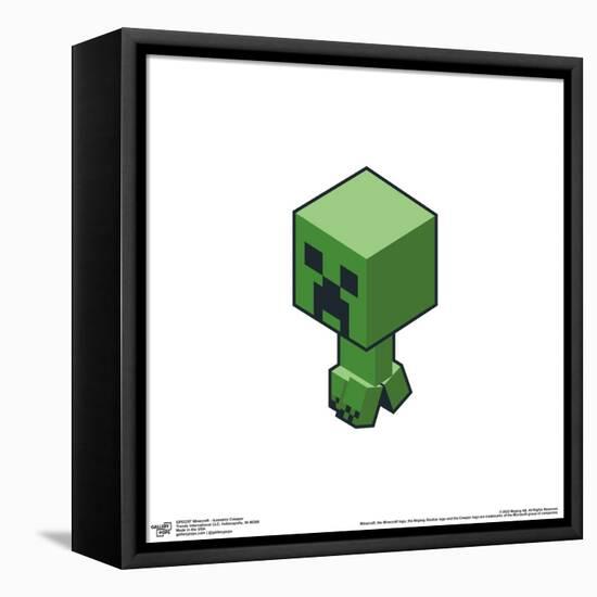 Gallery Pops Minecraft - Isometric Creeper Wall Art-Trends International-Framed Stretched Canvas