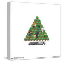 Gallery Pops Minecraft - Isometric Minecraft Badge Wall Art-Trends International-Stretched Canvas