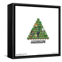 Gallery Pops Minecraft - Isometric Minecraft Badge Wall Art-Trends International-Framed Stretched Canvas