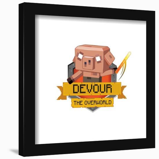 Gallery Pops Minecraft: Legends - Devour The Overworld Wall Art-Trends International-Framed Gallery Pops