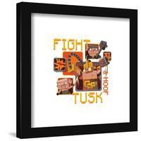 Gallery Pops Minecraft: Legends - Fight Tusk & Hoof Wall Art-Trends International-Framed Gallery Pops