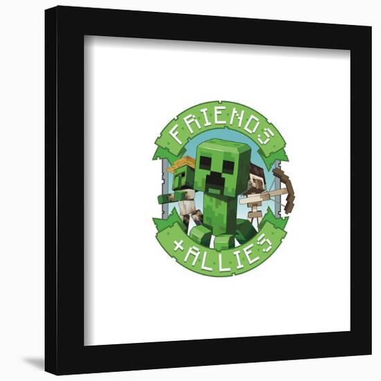 Gallery Pops Minecraft: Legends - Friends And Allies Wall Art-Trends International-Framed Gallery Pops