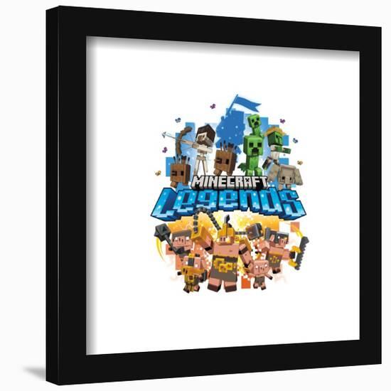 Gallery Pops Minecraft: Legends - Logo Badge Wall Art-Trends International-Framed Gallery Pops