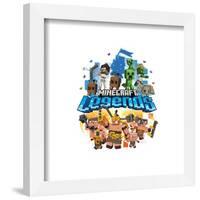 Gallery Pops Minecraft: Legends - Logo Badge Wall Art-Trends International-Framed Gallery Pops