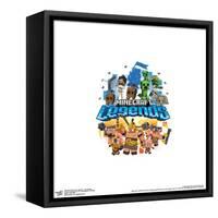 Gallery Pops Minecraft: Legends - Logo Badge Wall Art-Trends International-Framed Stretched Canvas